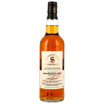Benriach 12 2013/2025 - Signatory Vintage - 100 PROOF #69