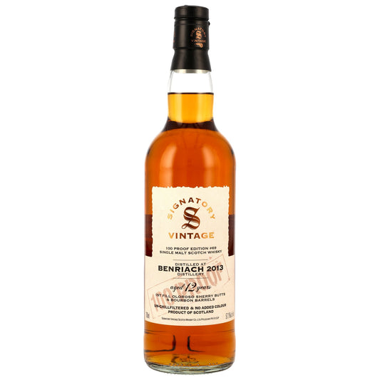 Benriach 12 2013/2025 - Signatory Vintage - 100 PROOF #69