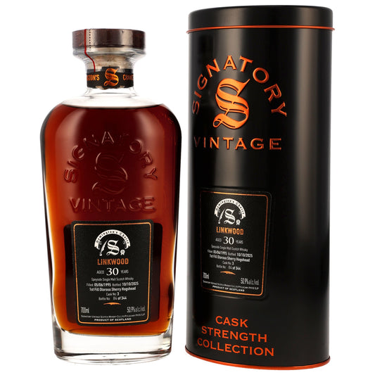 Linkwood 30 1995/2025 - Signatory Vintage Symingtons Choice - First Fill Oloroso Sherry Hogshead #3