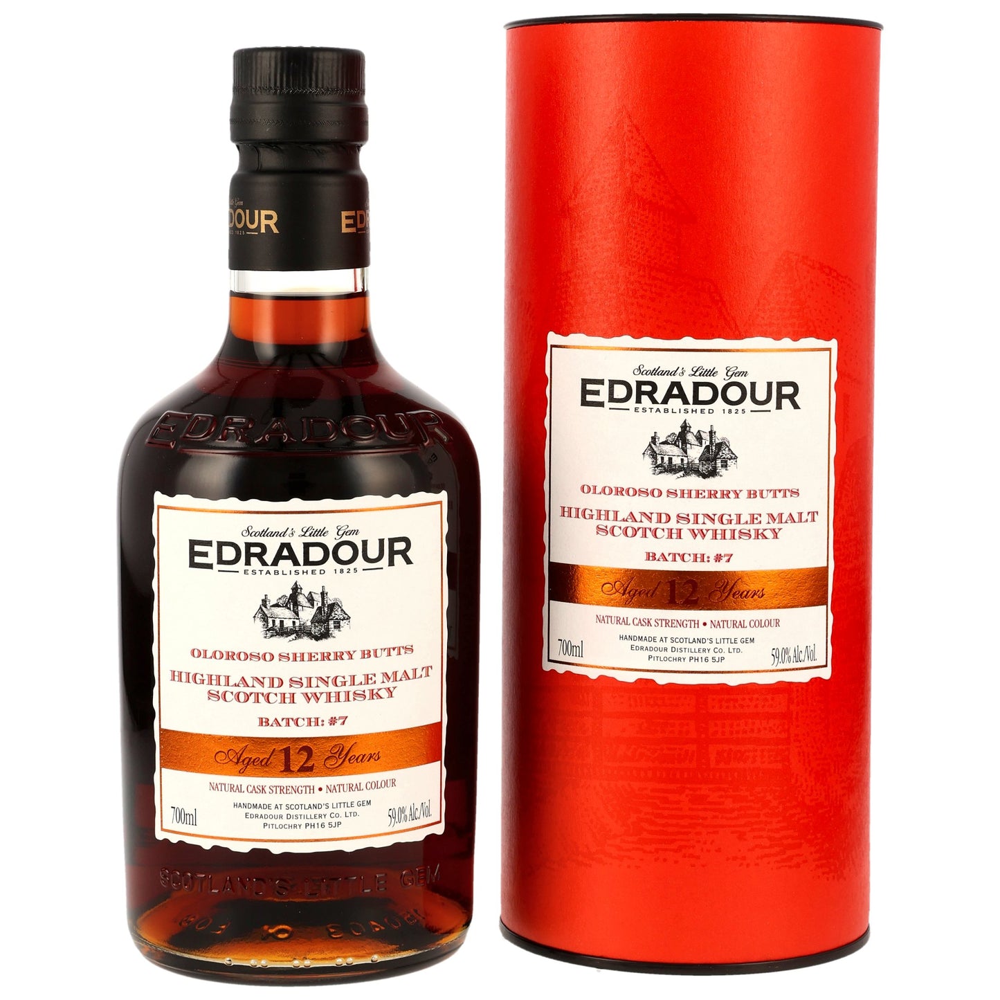Edradour 12 2013/2025 - Sherry Cask Strength Batch #7