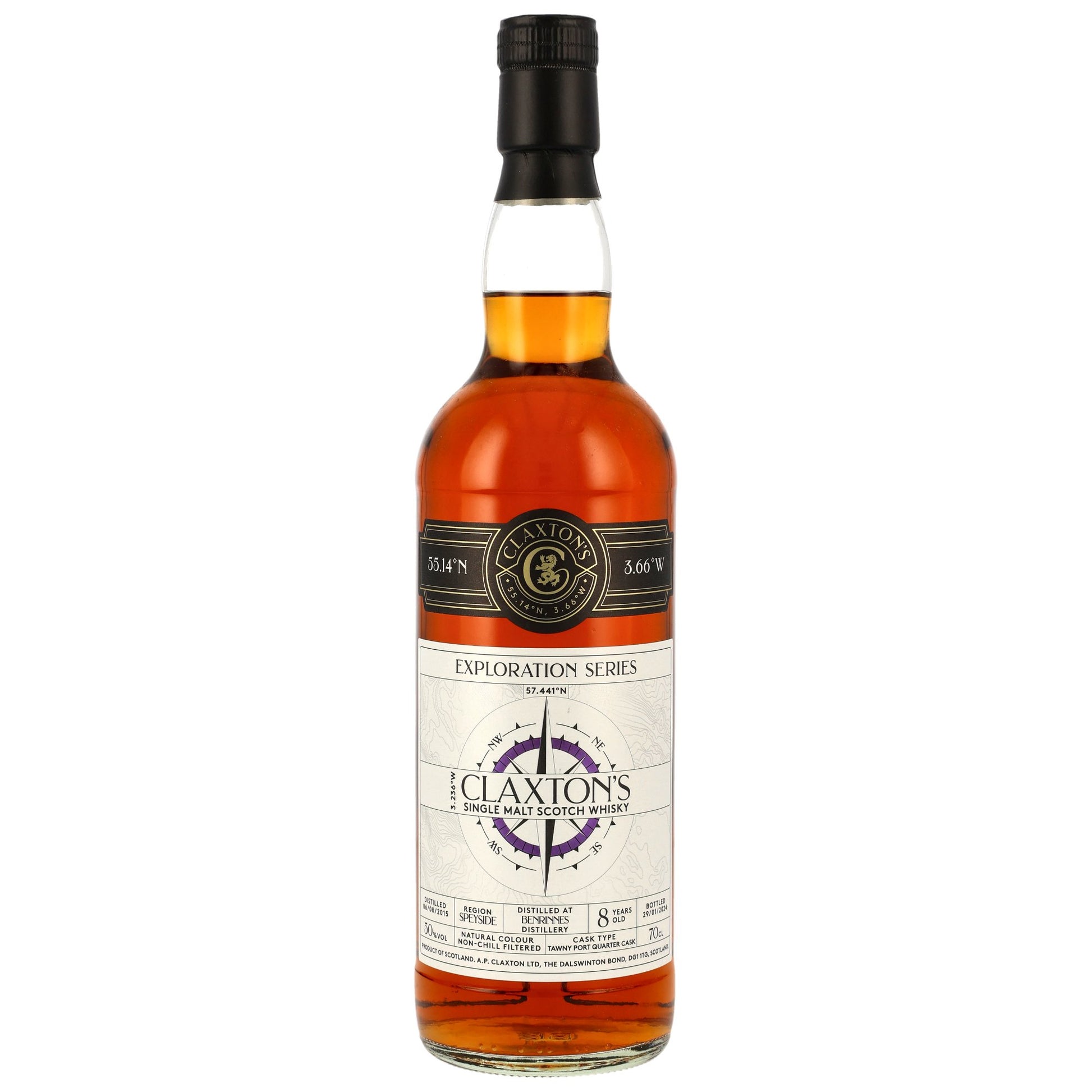 Benrinnes 8 2015/2024 - Claxtons - Tawny Port Quarter Cask