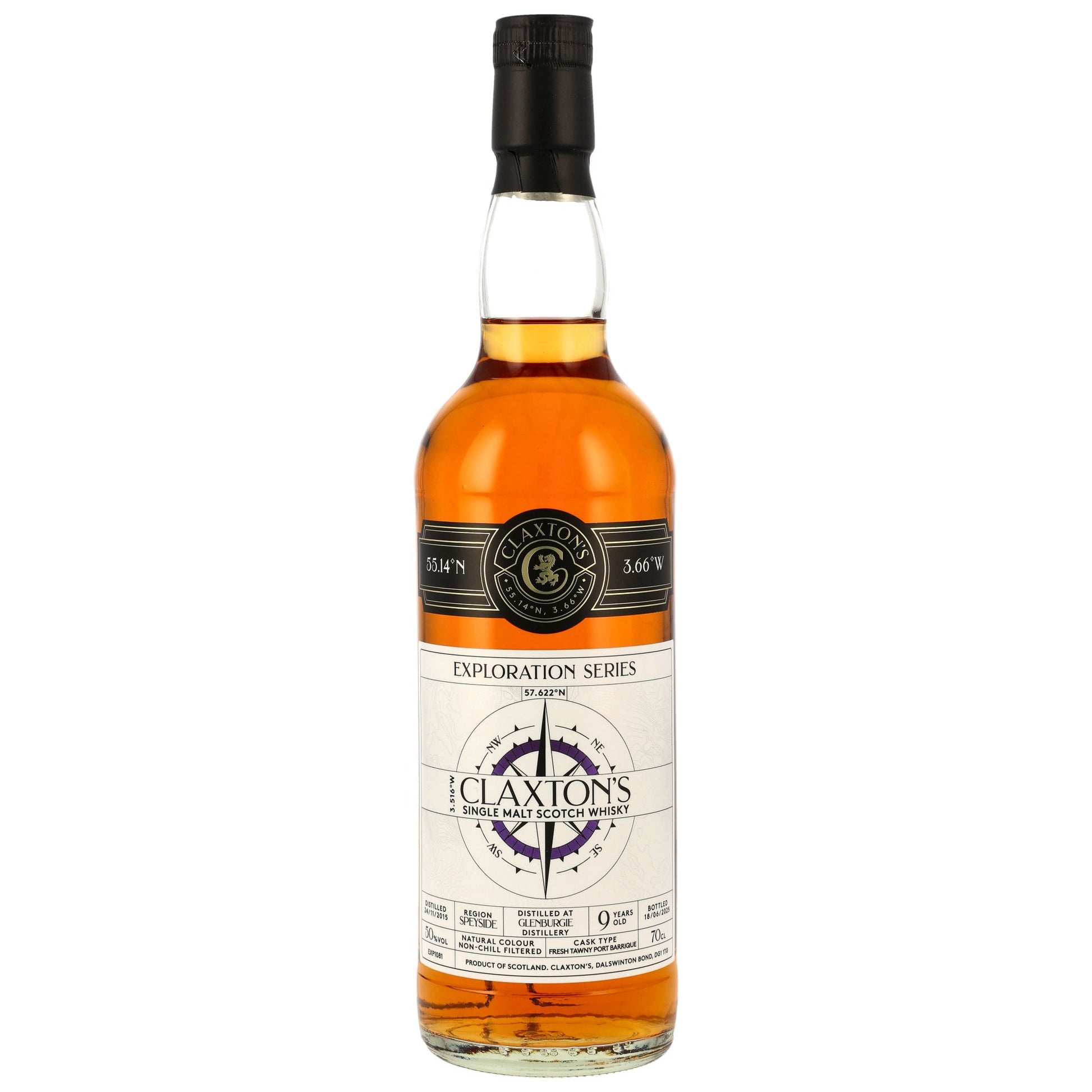 Glenburgie 9 2015/2025 - Claxtons - Fresh Tawny Port Cask