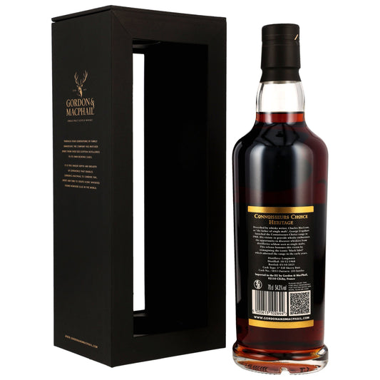 Longmorn 56 1968/2025 - Gordon & MacPhail Connoisseurs Choice Heritage - 1st Fill Sherry Butt #5833