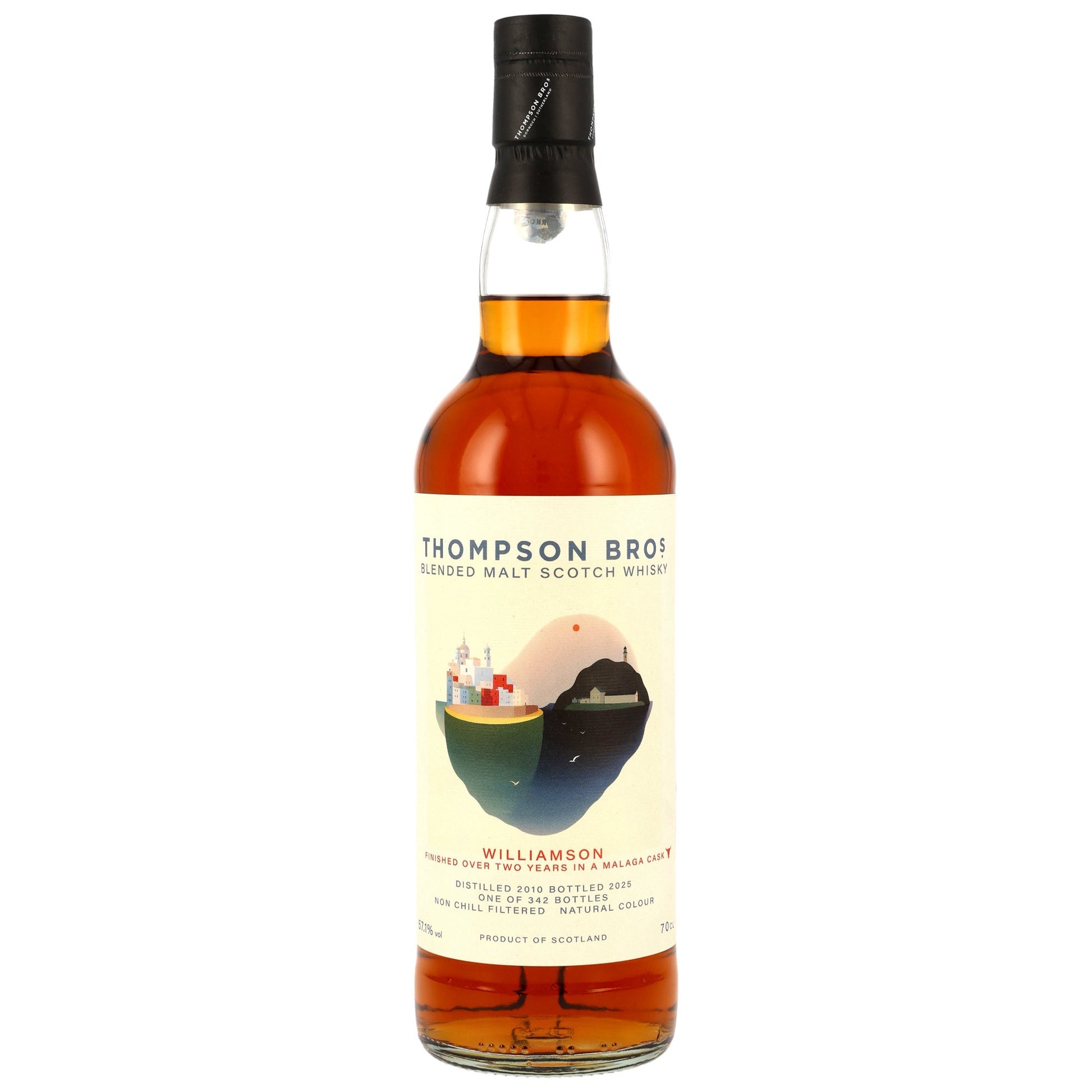 Williamson 15 2010/2025 - Thompson Bros. - Blended Malt (Laphroaig) - Malaga Hogshead Finish