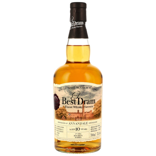 Annandale Peated 10 2015/2025 - Best Dram - 1st Fill Bourbon Barrel #568