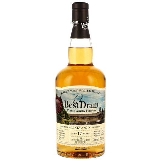 Linkwood 17 2008/2025 - Best Dram - 1st Fill Amontillado Sherry Hogshead #306428