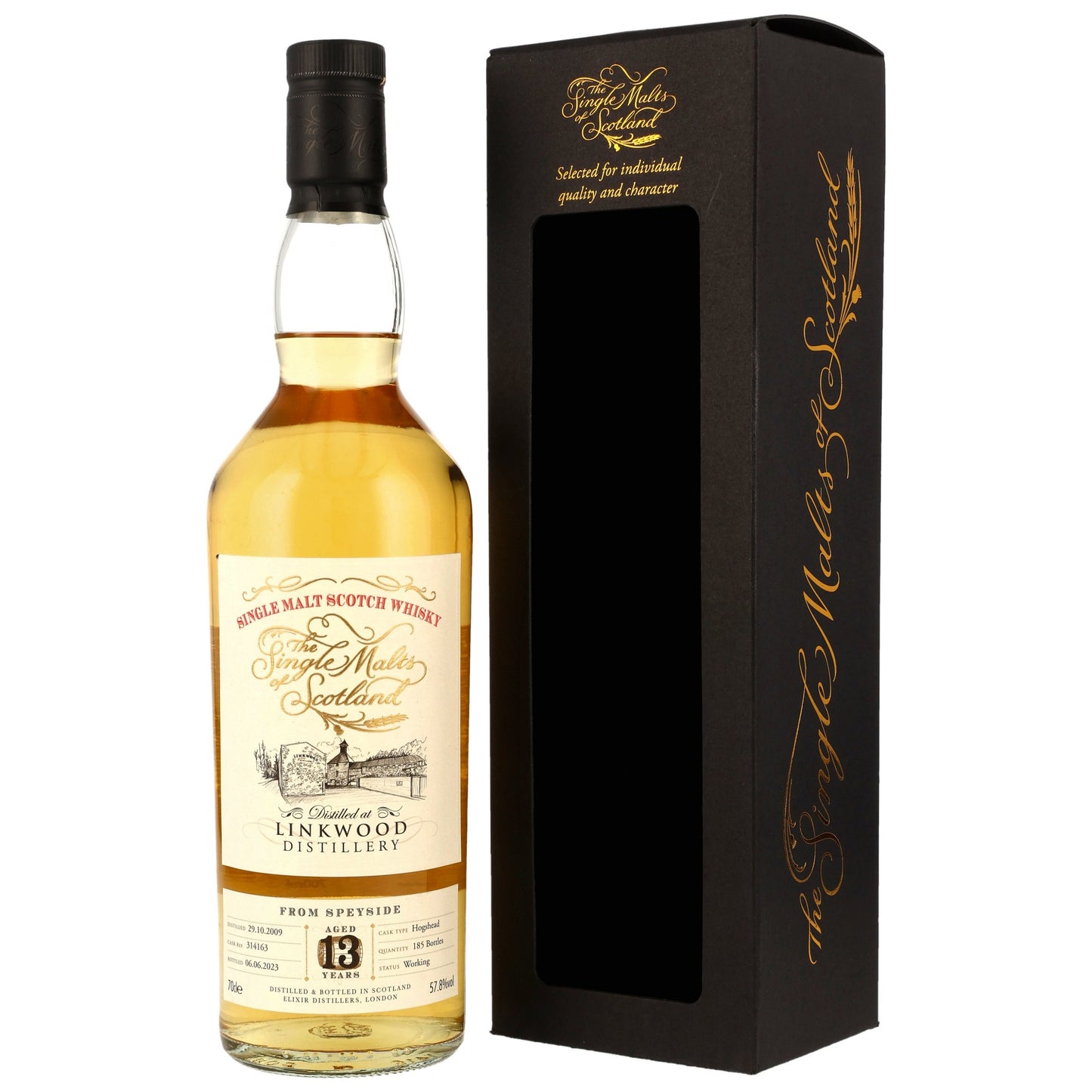 Linkwood 13 2009/2023- The Single Malts of Scotland (SMoS) - Hogshhead #314163