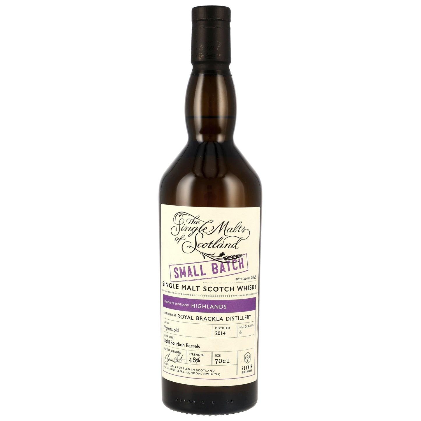 Royal Brackla 9 2014/2023 - Small Batch (SMoS) - Refill Bourbon Barrels