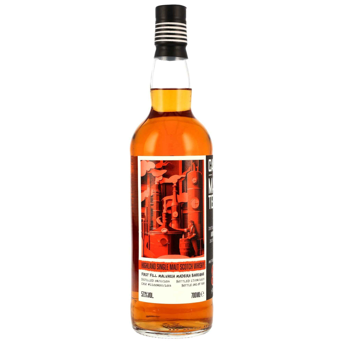 Ardmore 8 2016/2025  - Cask Masters (Brave New Spirits) - 1st Fill Malvasia Madeira Cask #22008011