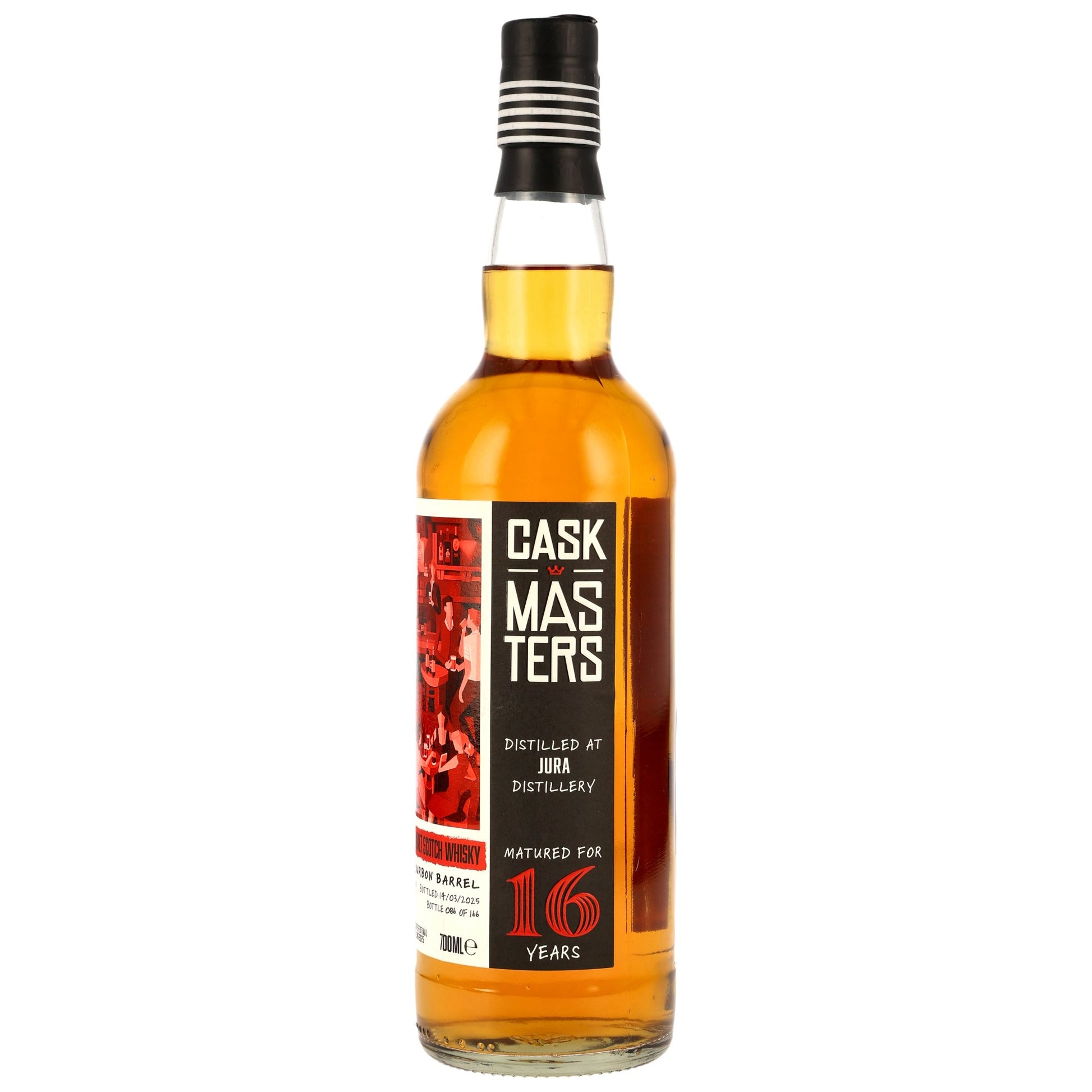 Jura 16 2008/2025 - Cask Masters (Brave New Spirits) - American Bourbon Barrel #705897