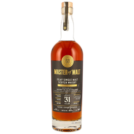 Secret Islay Distillery 31 1990/2022 - Master of Malt - Oloroso Sherry Octaves