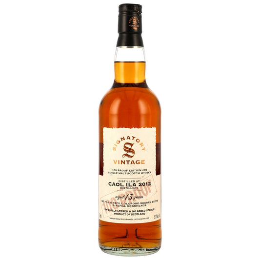 Caol Ila 13 2012/2026 - Signatory Vintage - 100 PROOF #70