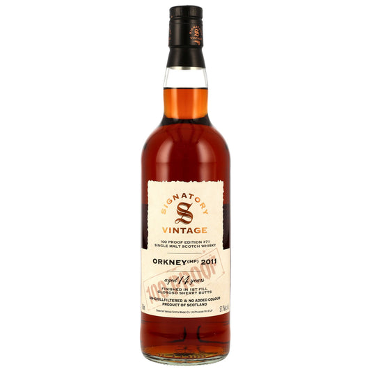 Orkney (HP) 14 2011/2026 - Oloroso - Signatory Vintage - 100 PROOF #71