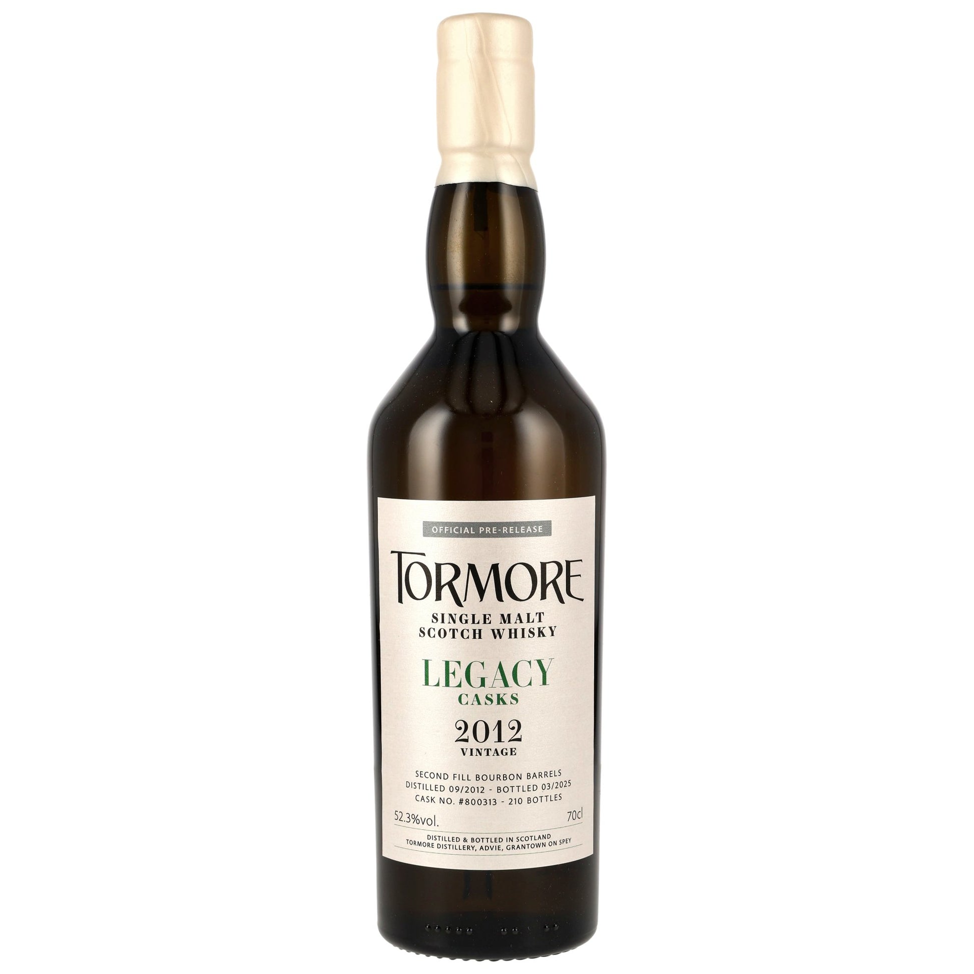 Tormore 12 2012/2025 - Legacy Casks - 2nd Fill Bourbon Barrel #800313