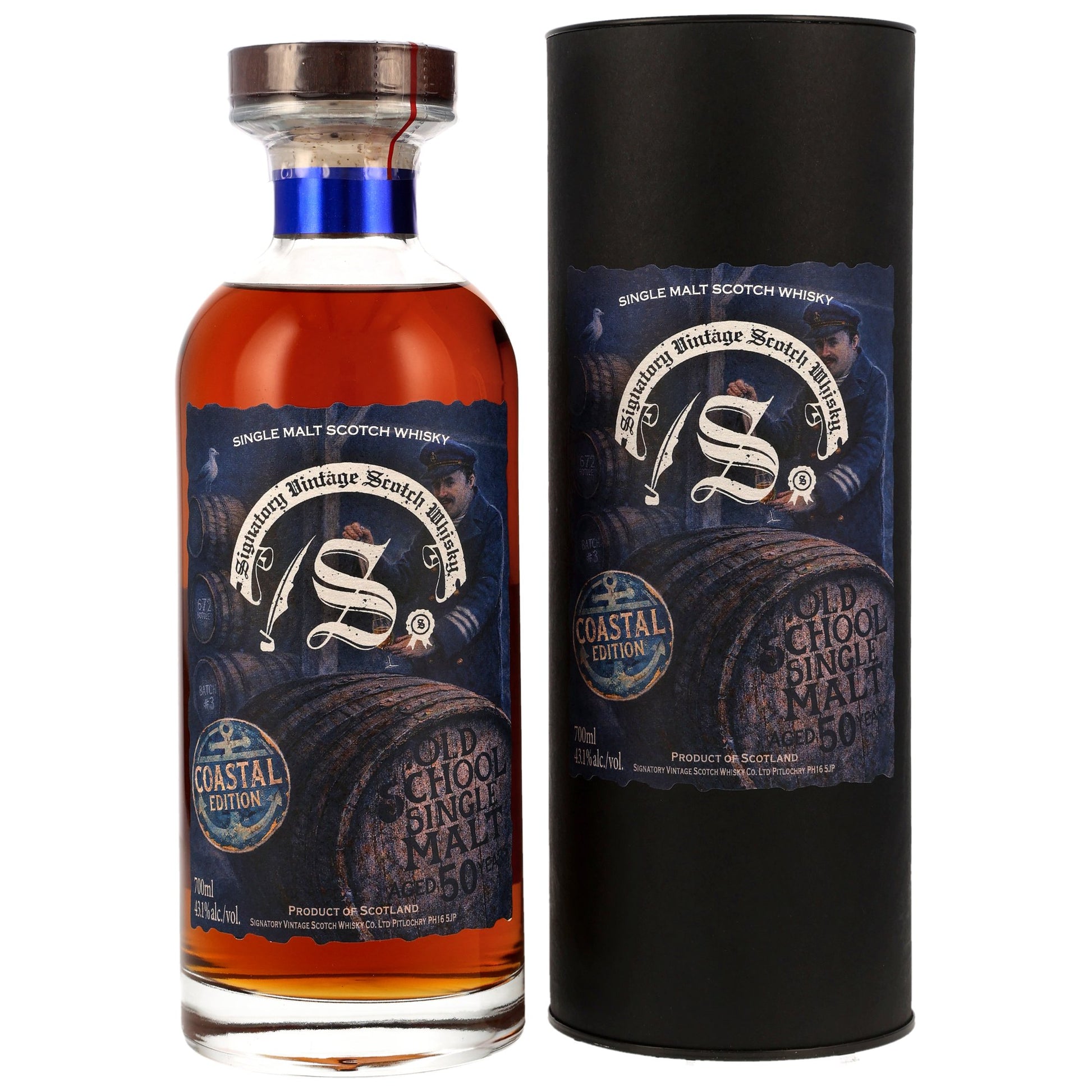 Old School Single Malt 50 - Signatory Vintage Symingtons Choice - Coastal Edition