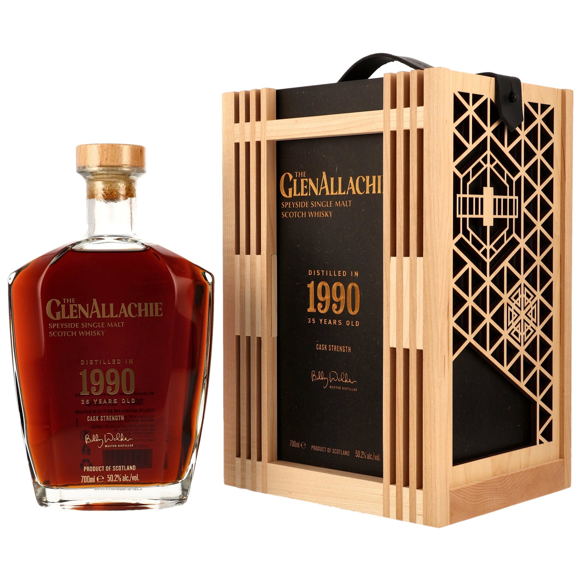 GlenAllachie 35 1990/2025 - Mizunara Virgin Oak, American Virgin Oak, Oloroso & PX Sherry Casks