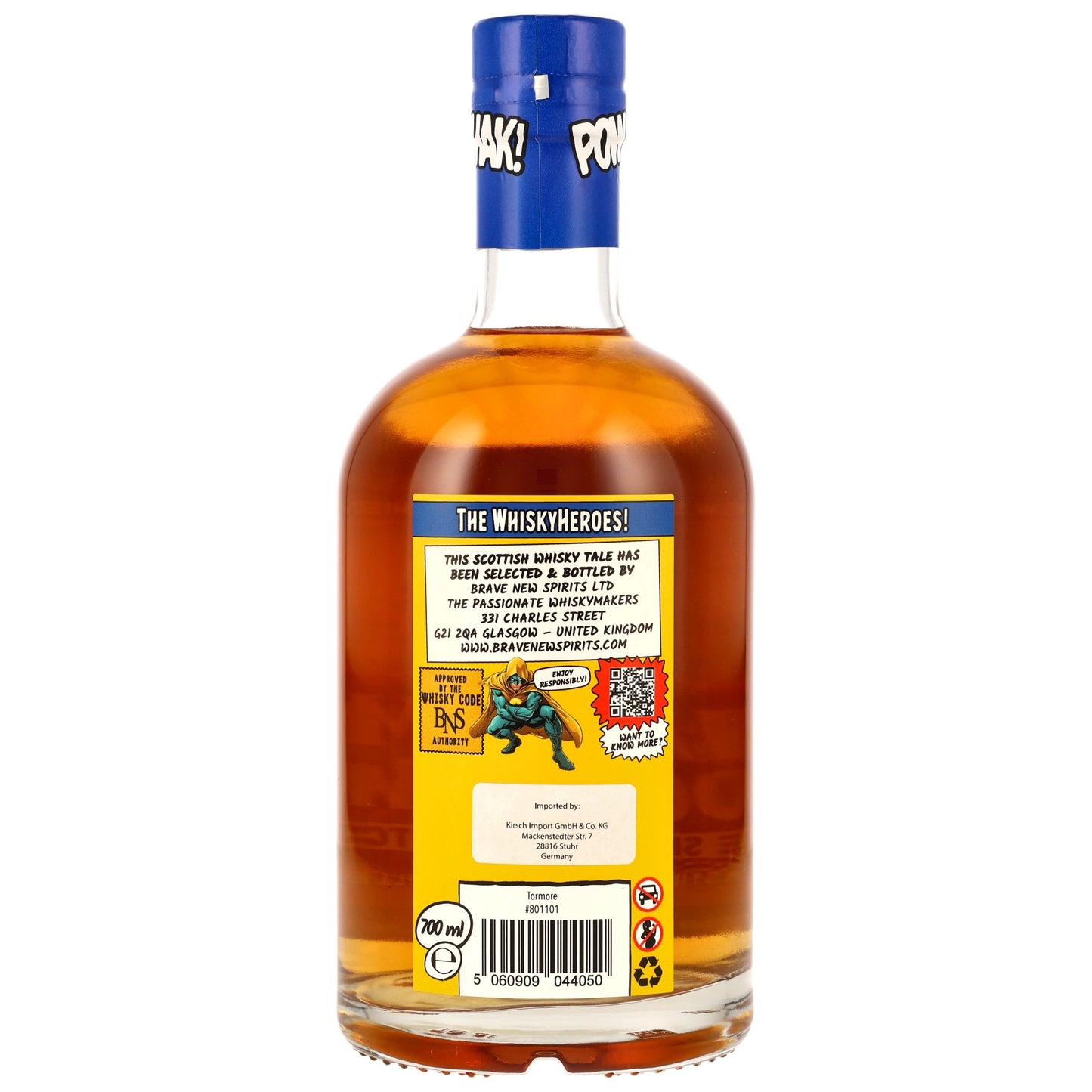 Tormore 15 2010/2025 - Whisky Heroes: Phantom of the Clock Tower - American Bourbon Barrel #801101