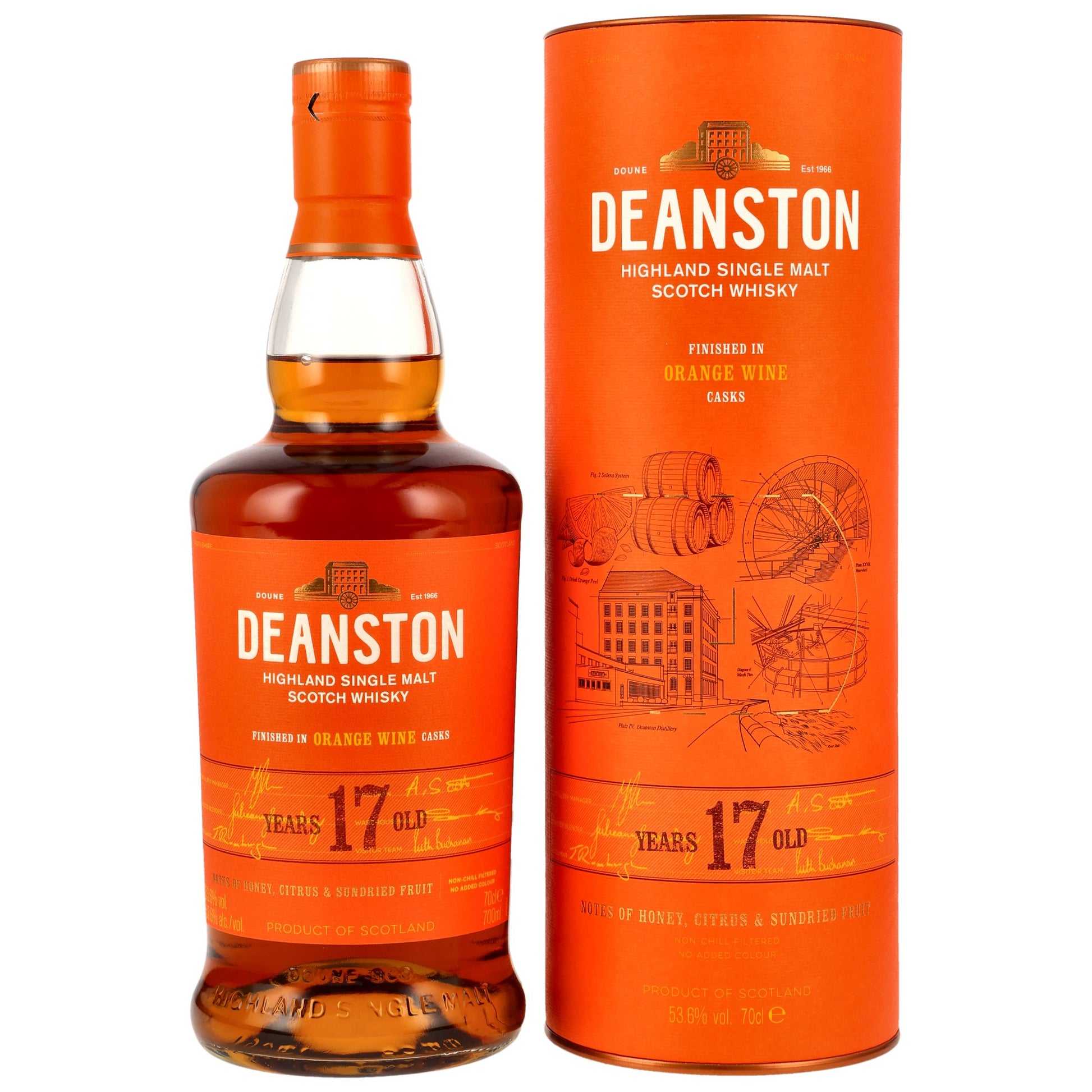 Deanston 17 - Orange Wine Casks Finish