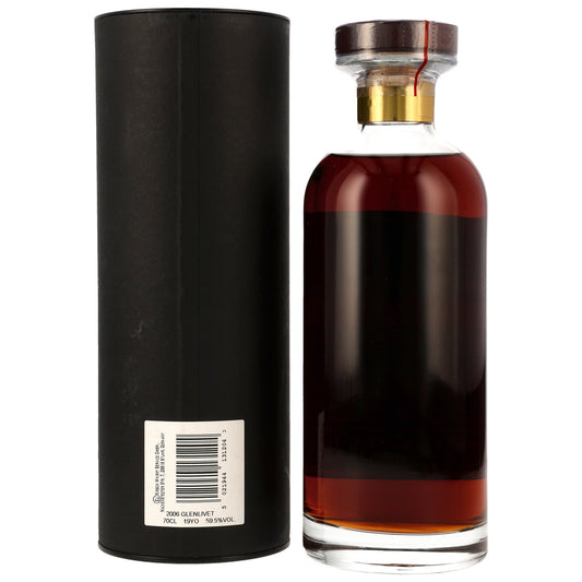 Glenlivet 19 2006/2025 - Signatory Vintage Ibisco Decanter - 1st Fill Oloroso Sherry Hogshead #900626