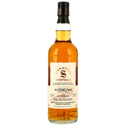 Clynelish 10 2016/2026 - Signatory Vintage - 100 PROOF #77