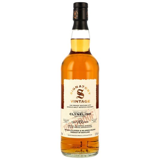 Clynelish 10 2016/2026 - Signatory Vintage - 100 PROOF #77