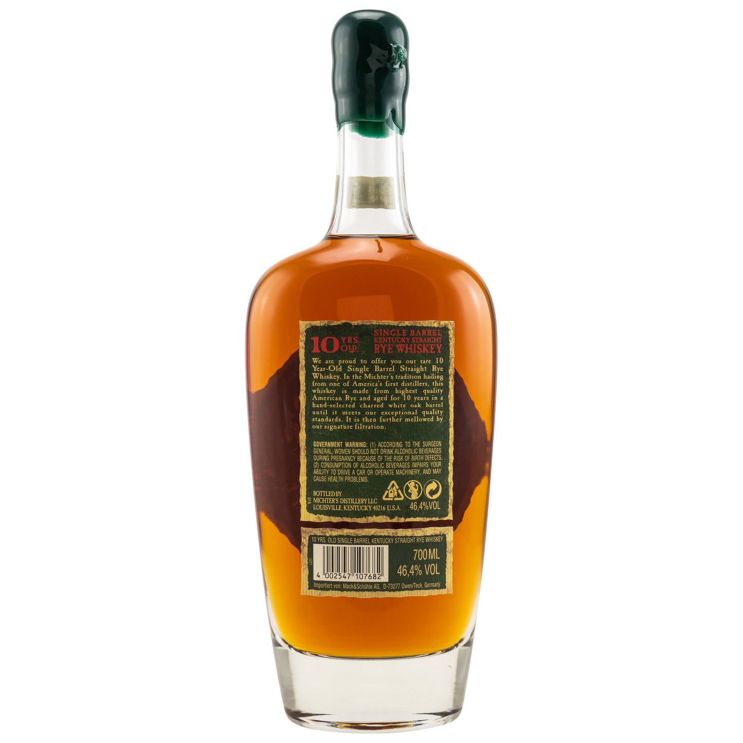 Michter's - Single Barrel Rye - 10 Years