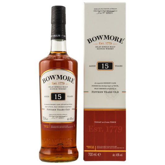 Bowmore 15 Sherry Cask Finish - Maltucky