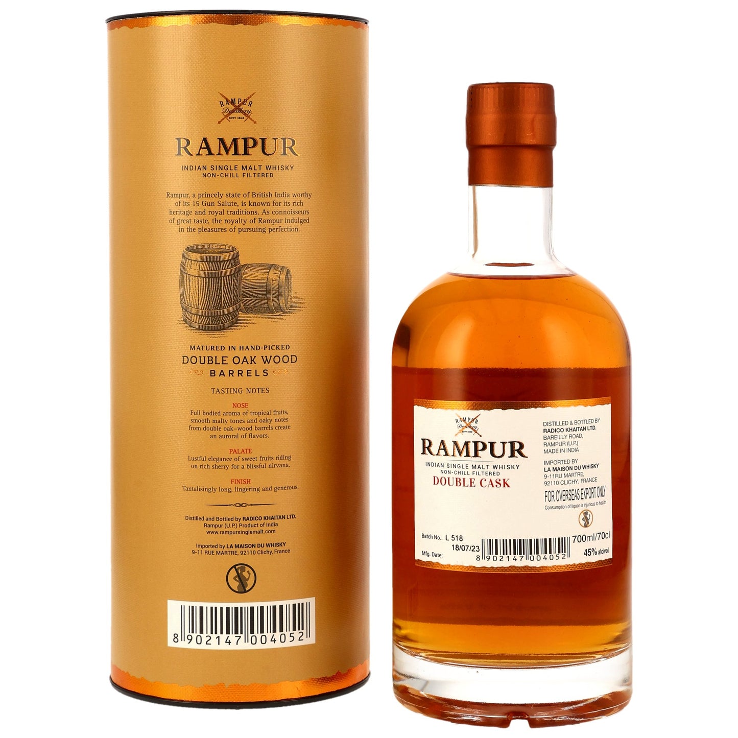 Rampur Single Malt - Double Cask