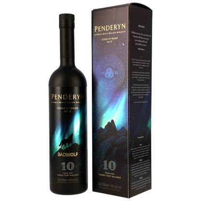 Penderyn 10  Badwolf - Icons of Wales #13 - Tawny Port