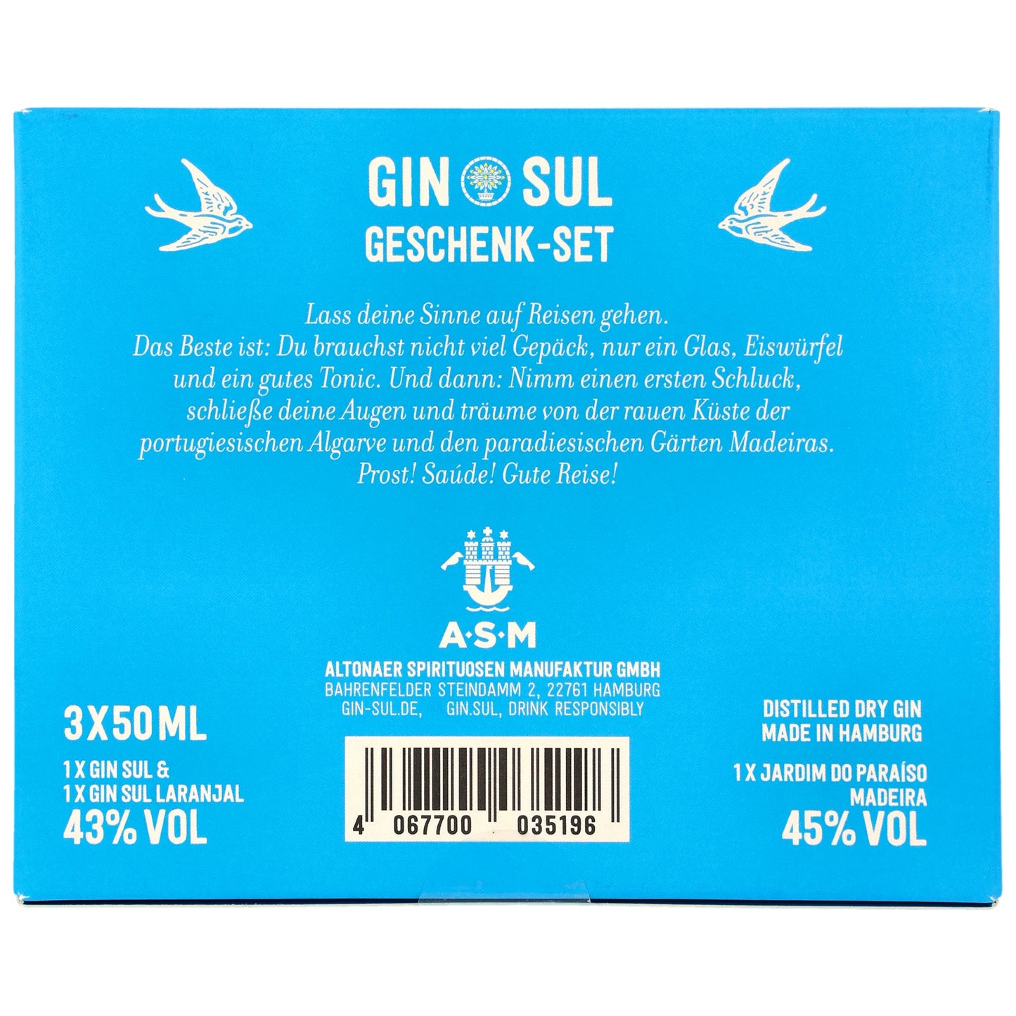 Gin Sul Collection 3 x 5 cl (Miniaturen)