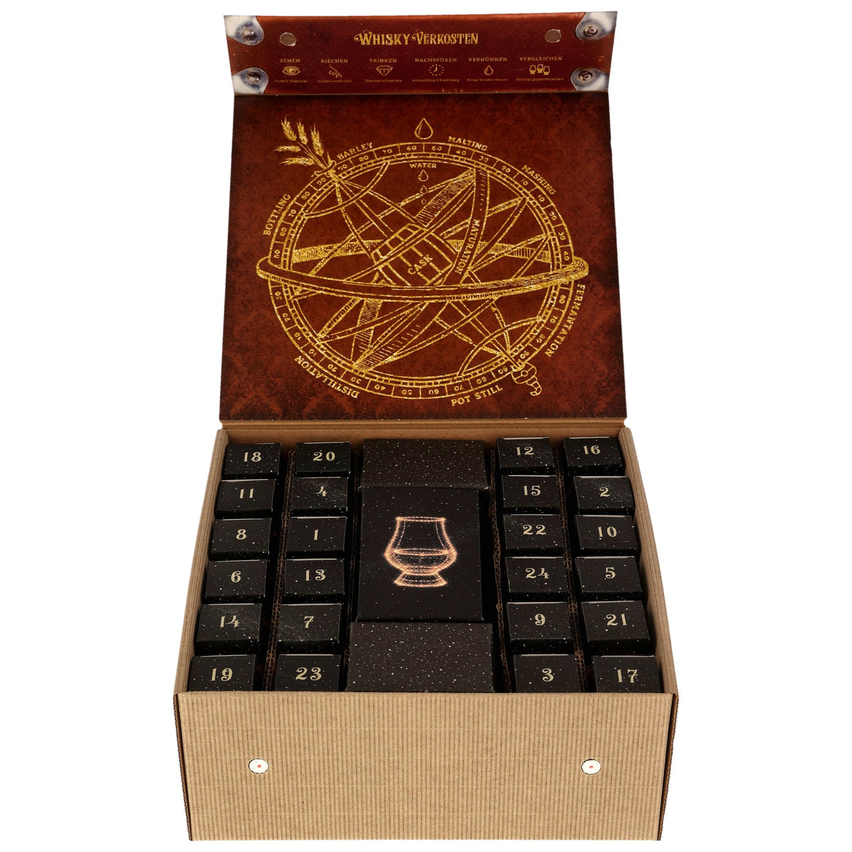 Whisky Adventskalender - Weltreise / Whisky Wonder World 2026 - 24 x 20 ml