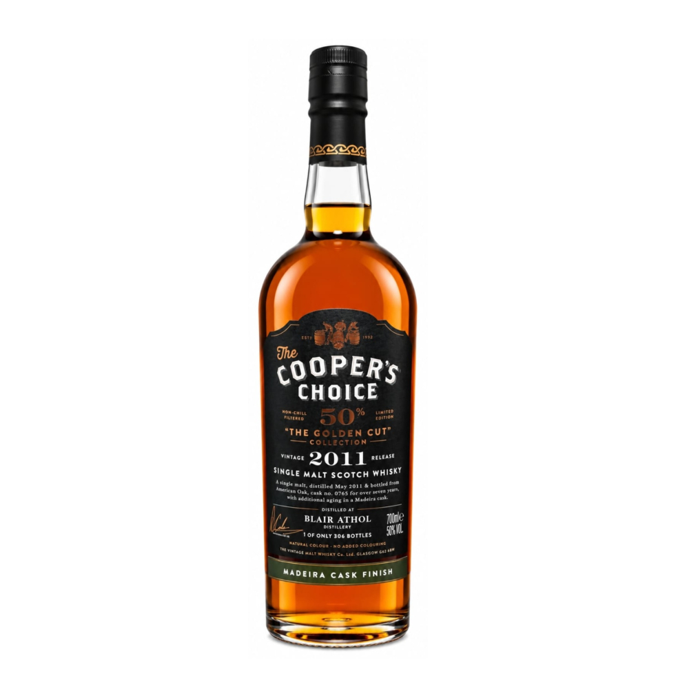 Blair Athol 15 2011/2026 - The Cooper's Choice - The Golden Cut Collection - Madeira Cask Finish