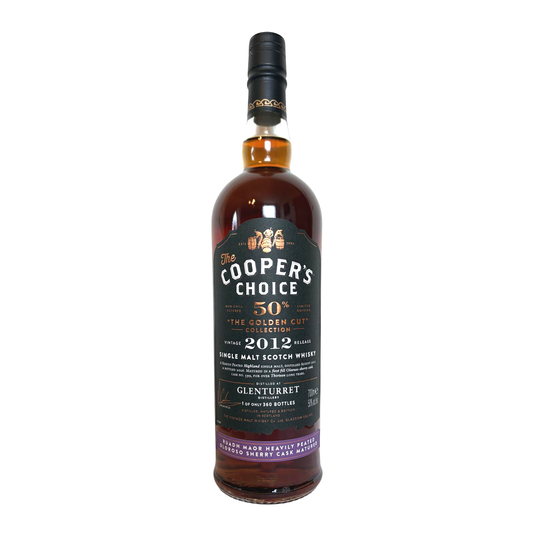 Glenturret (Ruadh Maor) Heavily Peated 13 2012/2025 - The Cooper's Choice - The Golden Cut Collection - Oloroso Cask Matured