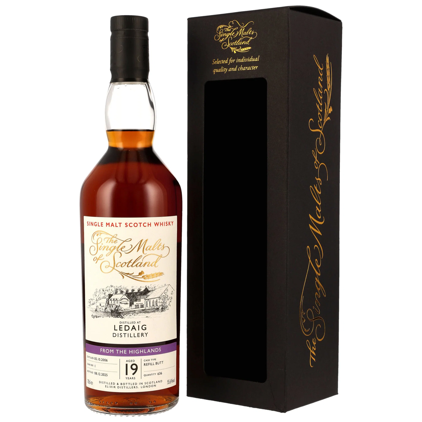 Ledaig 19 2006/2025 - The Single Malts of Scotland (SMoS) - Refill Butt #1