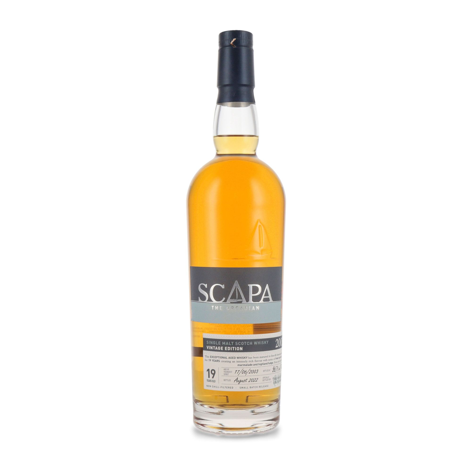 Scapa 19 2003/2022 - First Fill American Oak Barrels