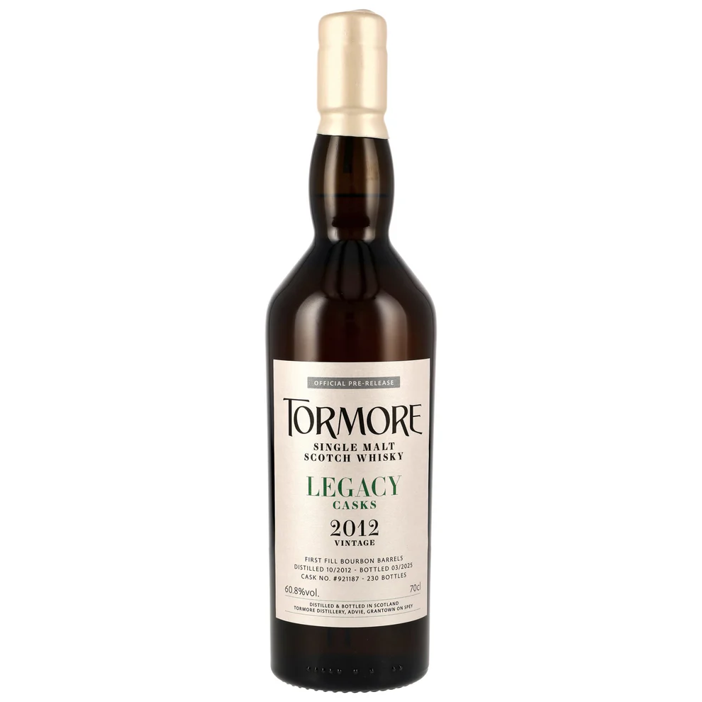 Tormore 12 2012/2025 - Legacy Casks - 1st Fill Bourbon Barel #921177