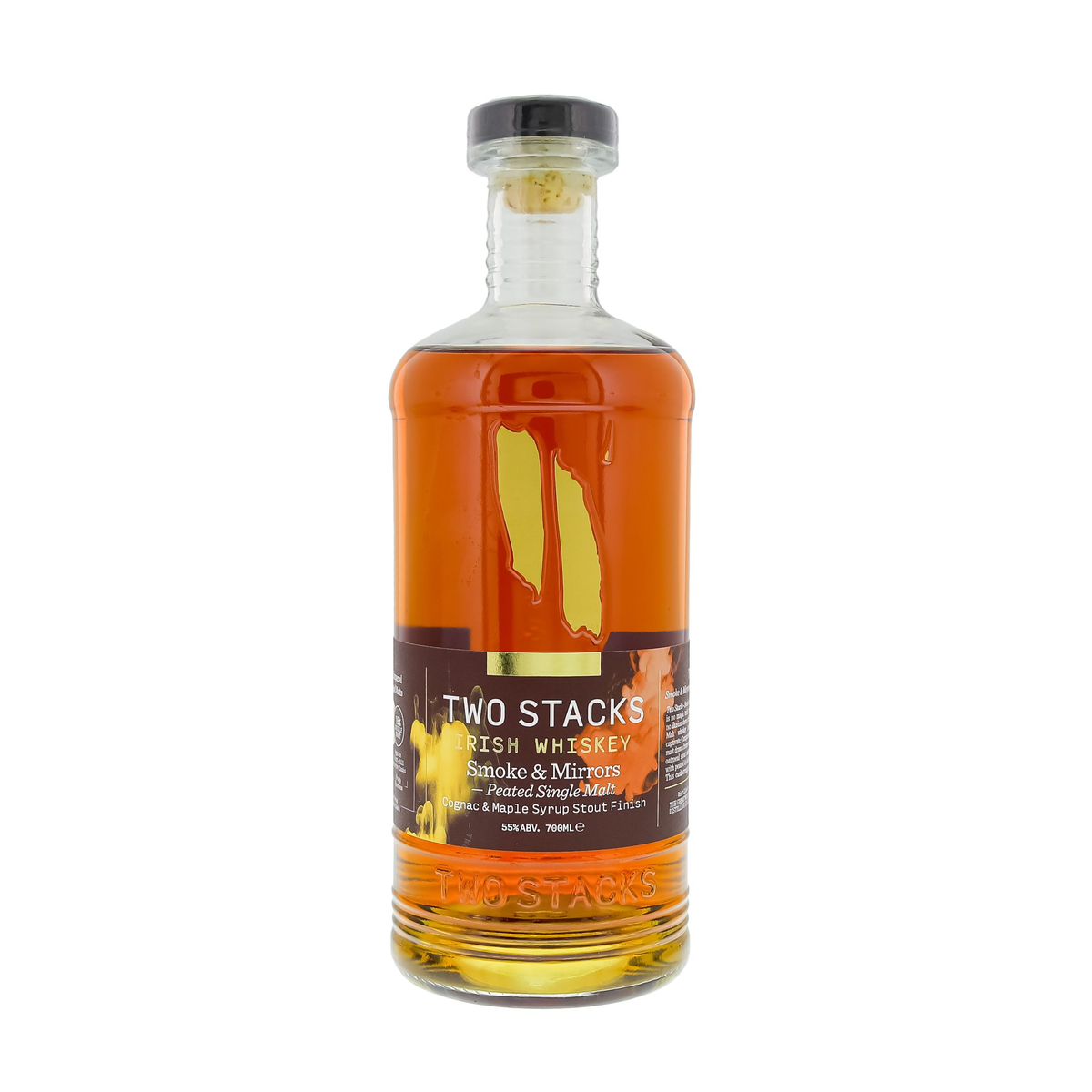 Two Stacks - Peated Irish Whiskey - Smoke & Mirrors - Cognac and Maple Syrup Stout Finish