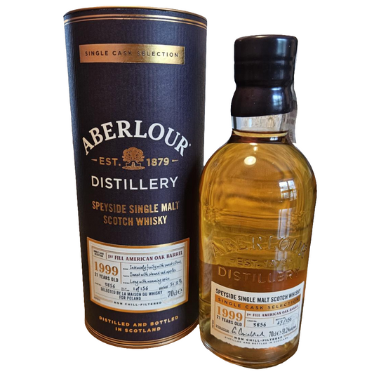 Aberlour 21 1999/2020 - Single Cask Selection - 1st Fill American Oak Barrel #3856