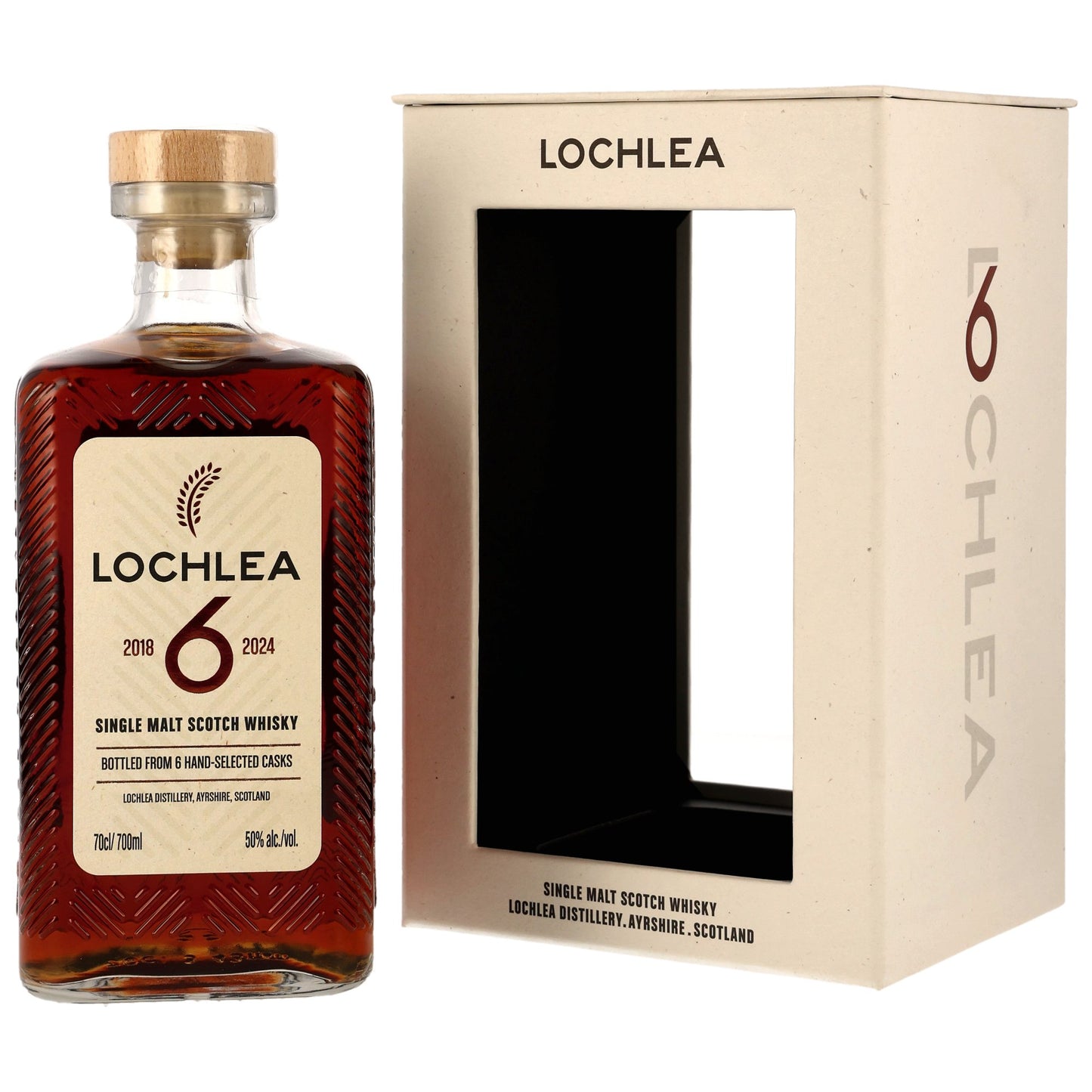 Lochlea 6 2018/2024 - 1st Fill Bourbon & Oloroso Sherry Casks